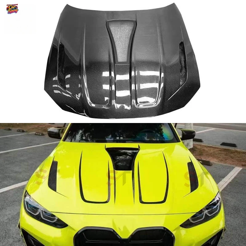 

Suitable for BMW 4 Series G22 G23 carbon fiber transparent hood engine cover modification car front cover