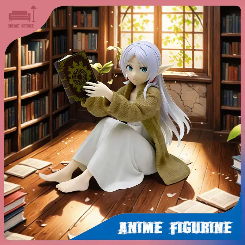 12 سنتيمتر أنيمي تمثال فريرين بيوند رحلة نهاية عمل دمية فريرين السرخس غرفة فستان المنزل بولي كلوريد الفينيل نموذج تمثال جمع اللعب الهدايا