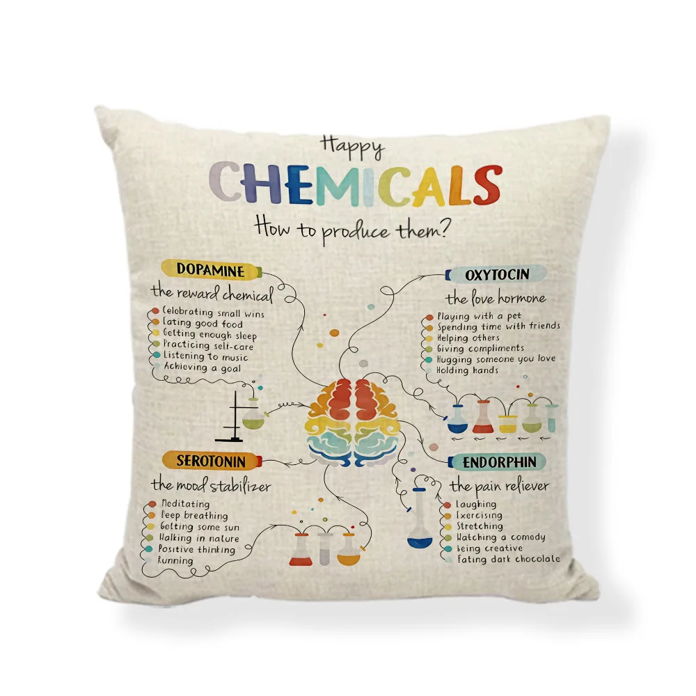 Colorful and interesting words throw pillow covers with digital printing of short plush fabric Car-shaped sofa cushion