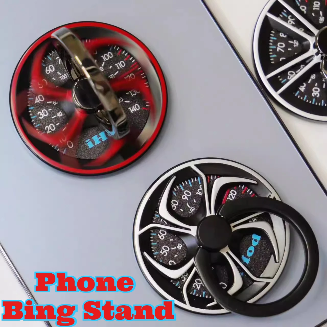 الإبداعية عجلة الهاتف حلقة حامل سبينر 360 دوران لزجة قاعدة العالمي فنجر تململ لعبة حامل الهاتف المحمول الإجهاد الإغاثة