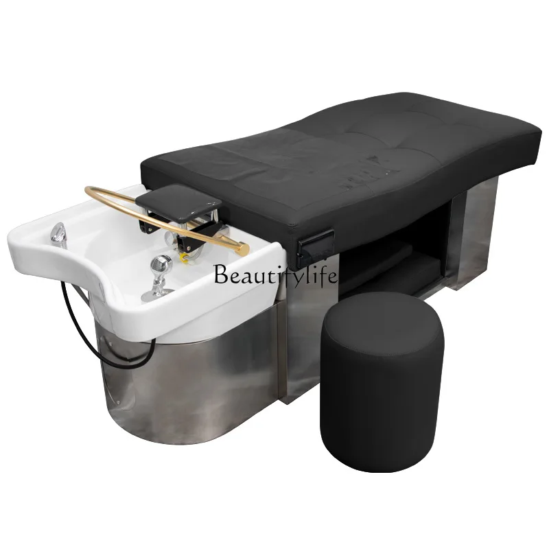 

Thai shampoo flush bed full lying massage integrated hair salon special