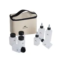 Camping Accessories Outdoor BBQ Picnic 6/8 Pieces Set Seasoning Spice Storage Jars Set with Storage Bag