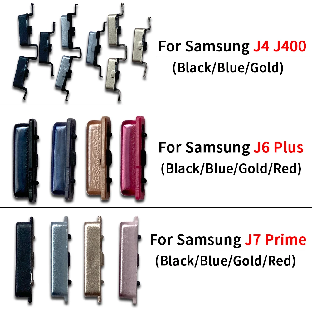 Joli d'alimentation latéral pour Samsung, bouton de volume, J2 Core, J4, J6 Plus, J5, J7 Prime Core