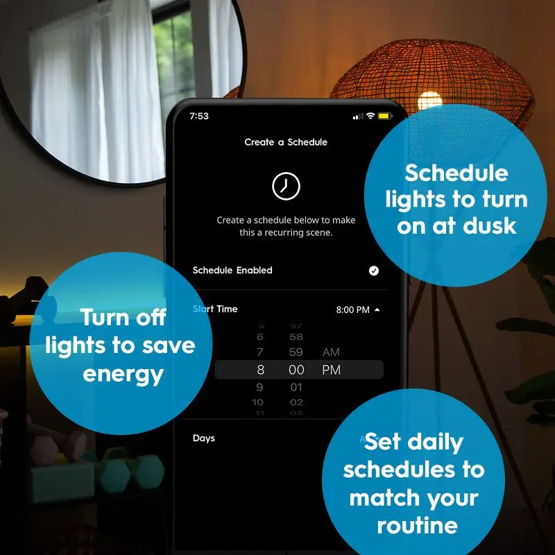 16ft Smart WiFi LED Strip Lights Full Color Changing App Control Voice Alexa Google Home Sync Indoor Lighting for Bedroom Gaming