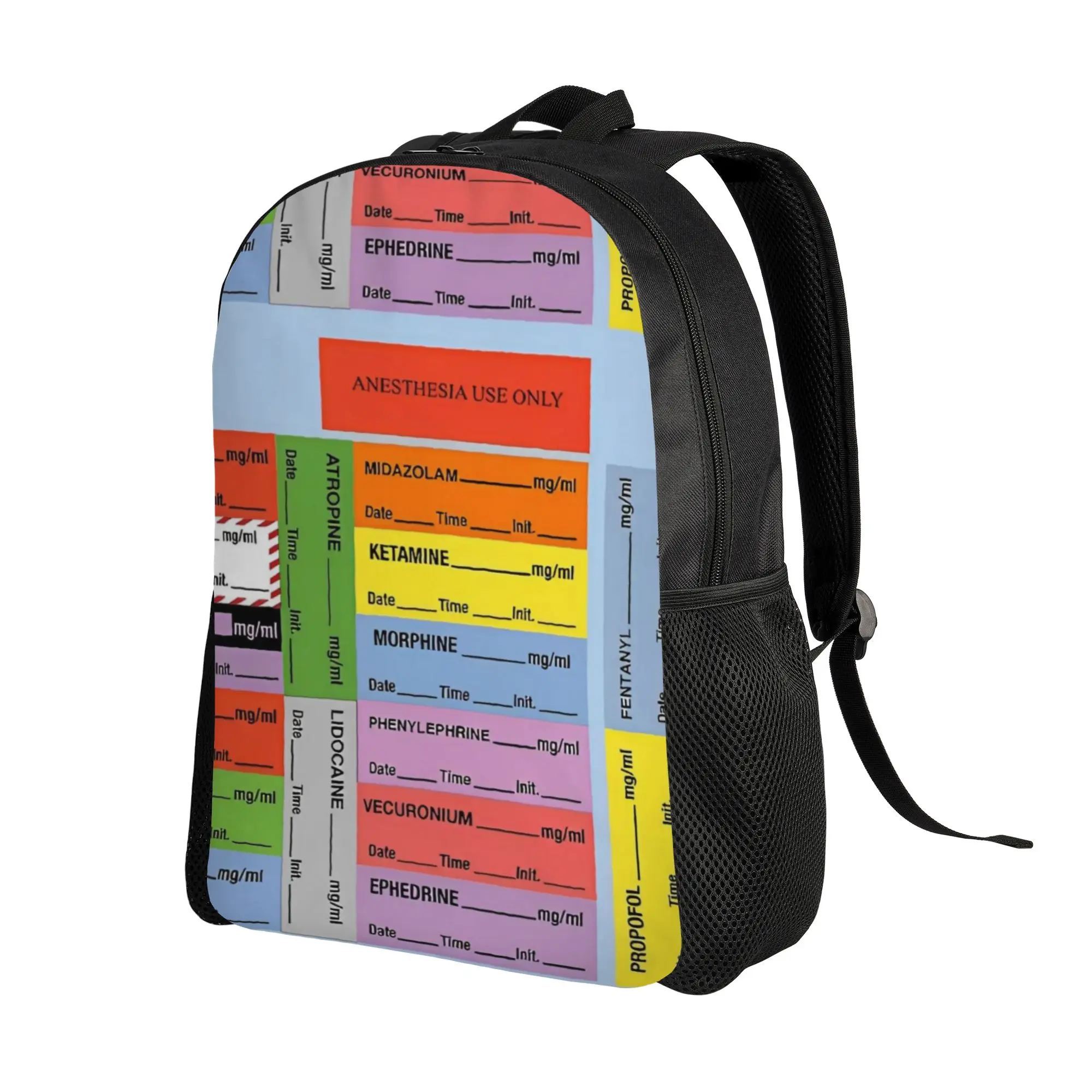Back to school season Multi-Function Anesthesia Label MashUp Storage Bag  Ladies Backpack