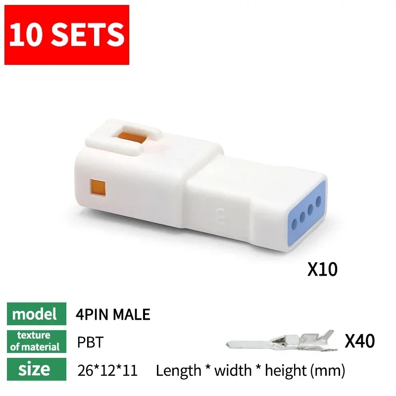 10 Sätze JST JWPF Typ Automotive wasserdichter Kabelstecker 2 3 4 6 8-poliger männlich weiblich Butt Plug 02T-JWPF-VSLE-S 03R-JWPF-VSLE-S