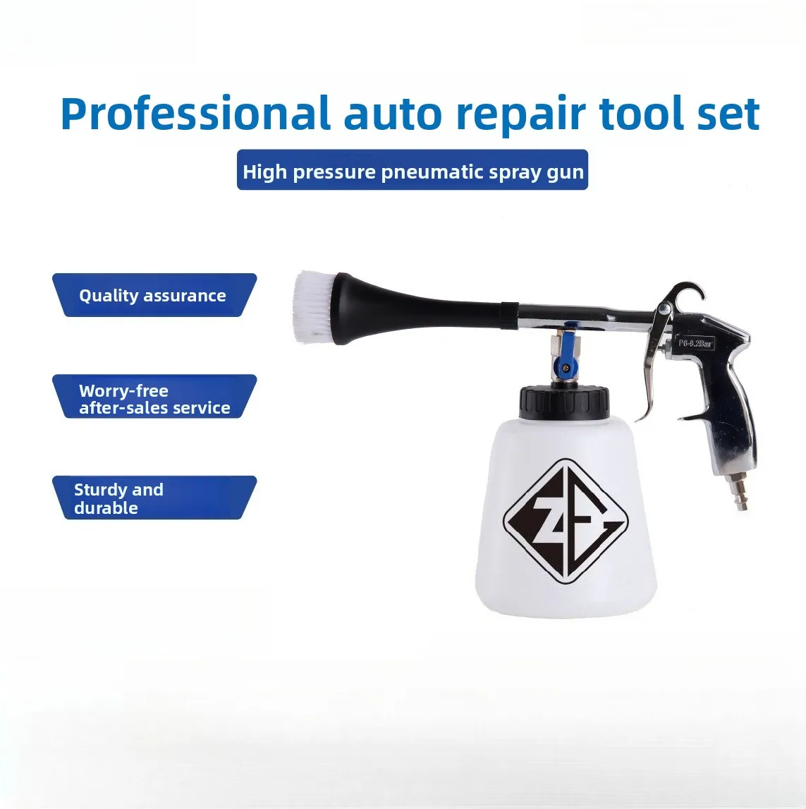 

Красный специальный пистолет для очистки салона автомобиля Tornado Пневматический пистолет-распылитель высокого давления Пистолет для пенопласта салона крыши автомобиля