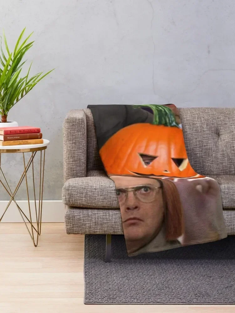 Dwight Schrute Collage Throw Blanket Multi-Purpose Shaggy Luxury Brand For Baby Blankets