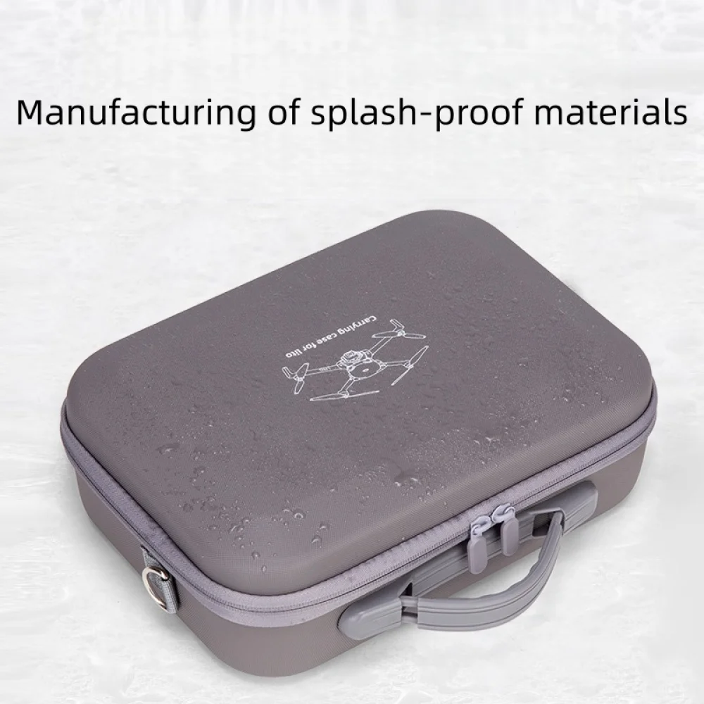 

Travel Carrying Case for DJI Lito Fly More Combo, Large Capacity Storage Bag with Shoulder Strap Waterproof PU Protective Cover