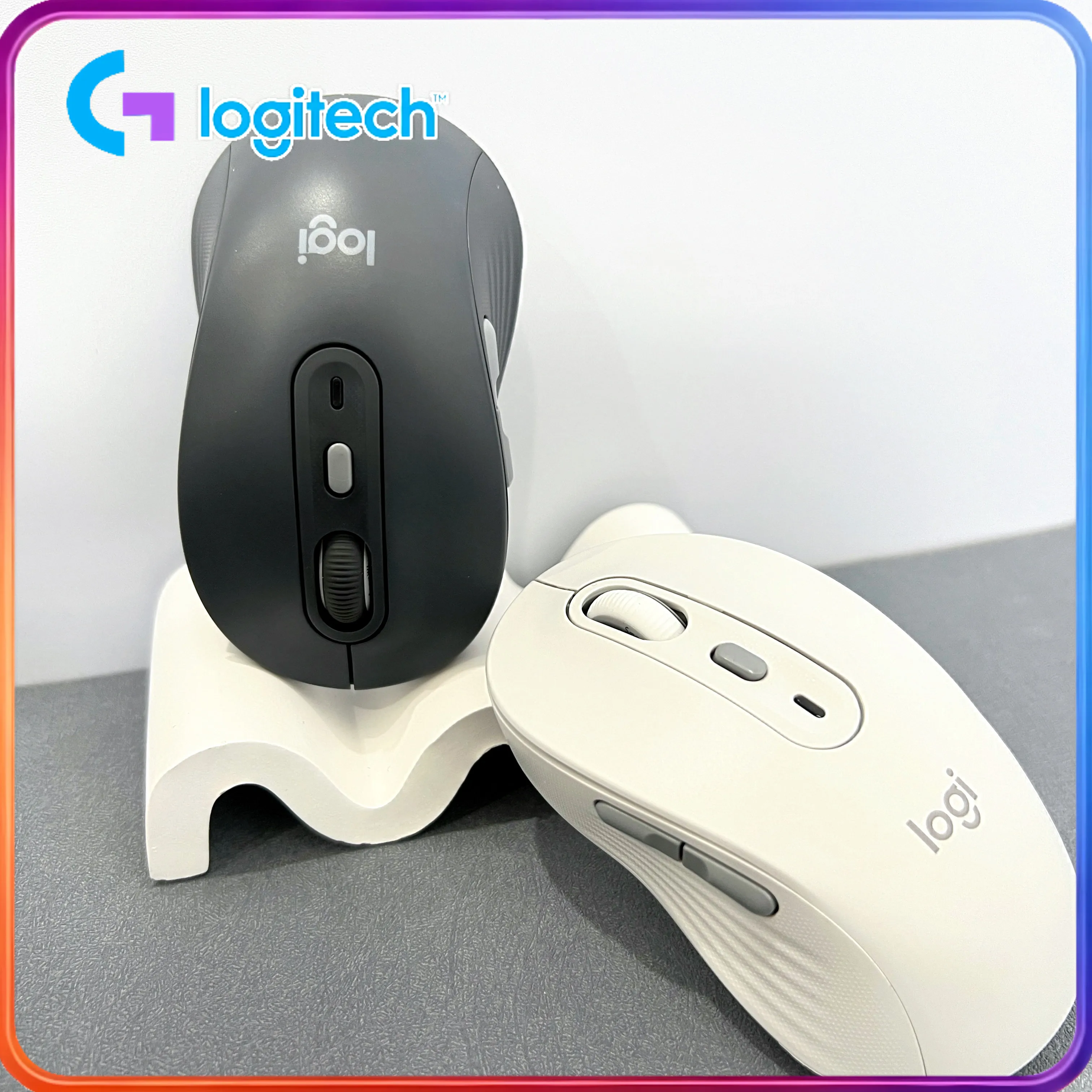 

Logitech M750 Wireless Mouse, Ergonomic, Silent, Multi-Device Connectivity, for Office and Home Use