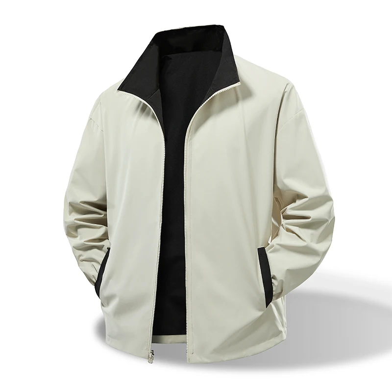 فضفاض للرجال Flight Jaet Retro Sle إصدار عام بزرين من ألياف البوليستر طويل Sve اتجاه شبابي لمنتصف العمر... #4