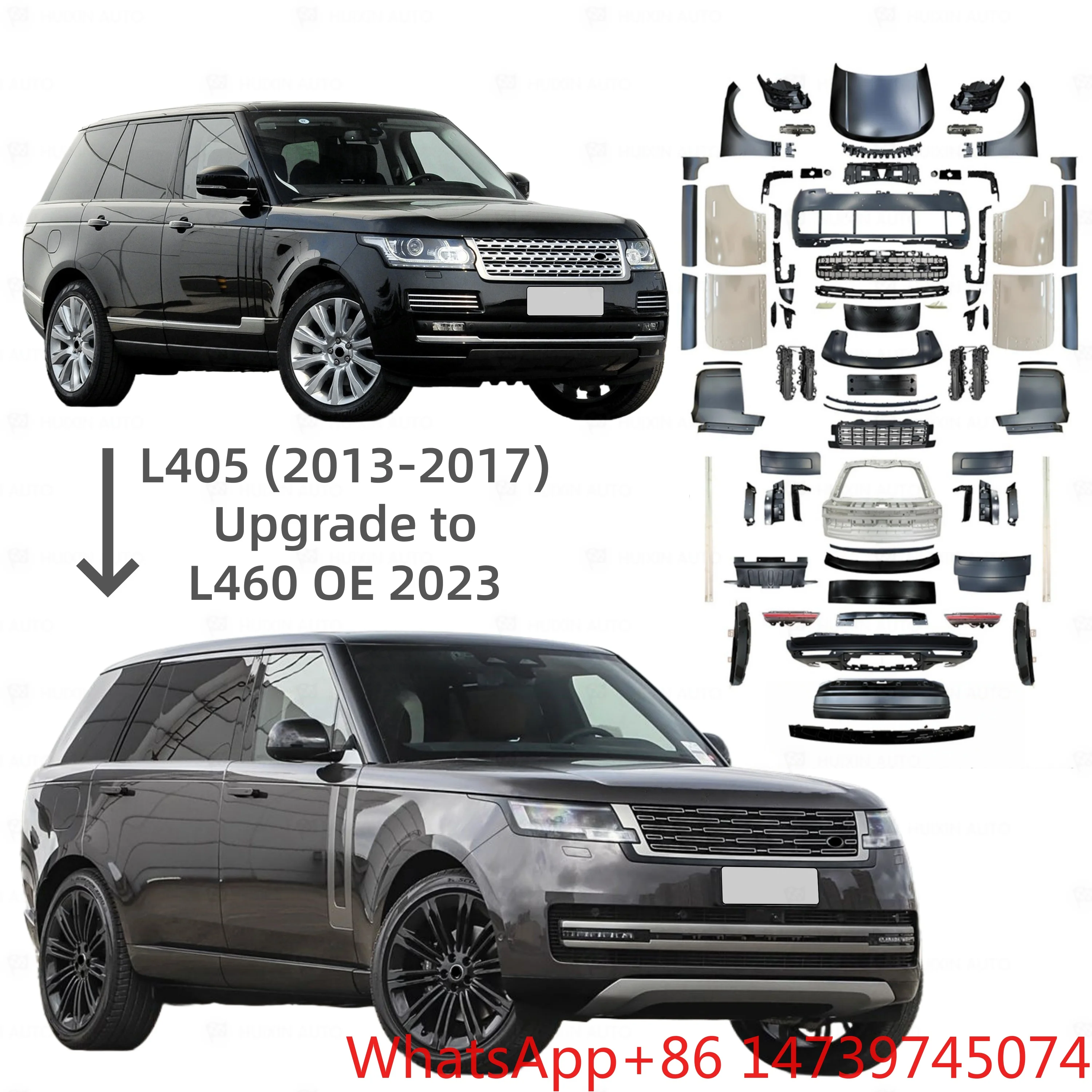 Latest Facelift Refit Body Kit L405 2013-2017 Upgrade To 2023-2025 New Style Bumper PartsFull Car Body Kit Car Parts