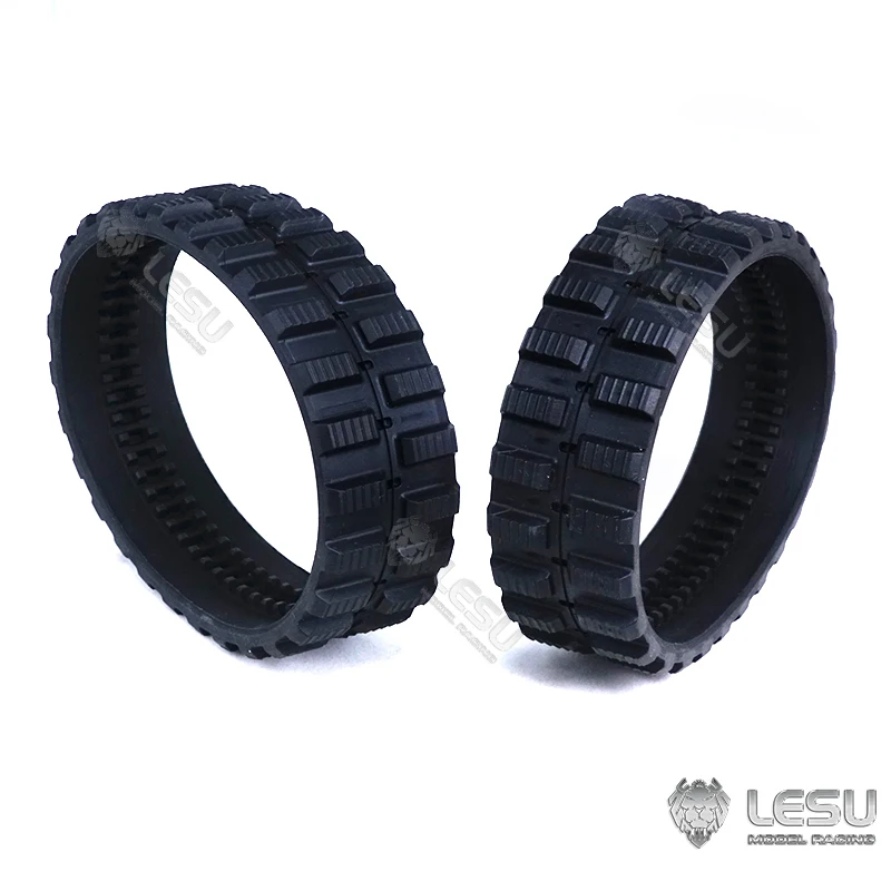 

Rubber Tracks For 1/14 Lesu Hydraulic Skid Steer Loader B0008 Rc Model Th18253