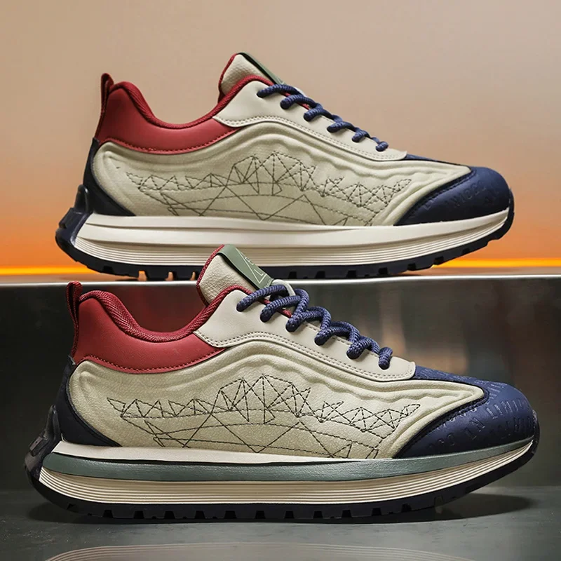 

New Sneakers Casual Mens Shoes Sports Fashion Increase Thick Sole Sports Shoe Outdoor Light Running Shoes Zapatos Casual Hombre