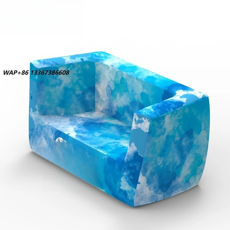 CATC Light and easy to move Comfortable and airtight Two-person inflatable sofa Electric pump 400D polyester fiber material Out