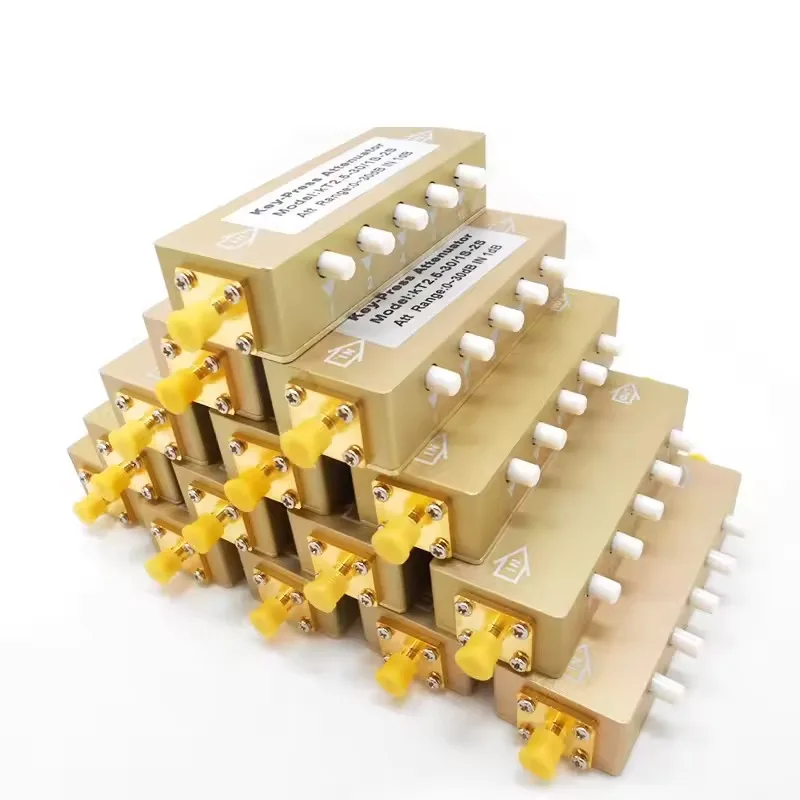 N type adjustable attenuator / RF stepping adjustable attenuation / button adjustable attenuator 0-90db
