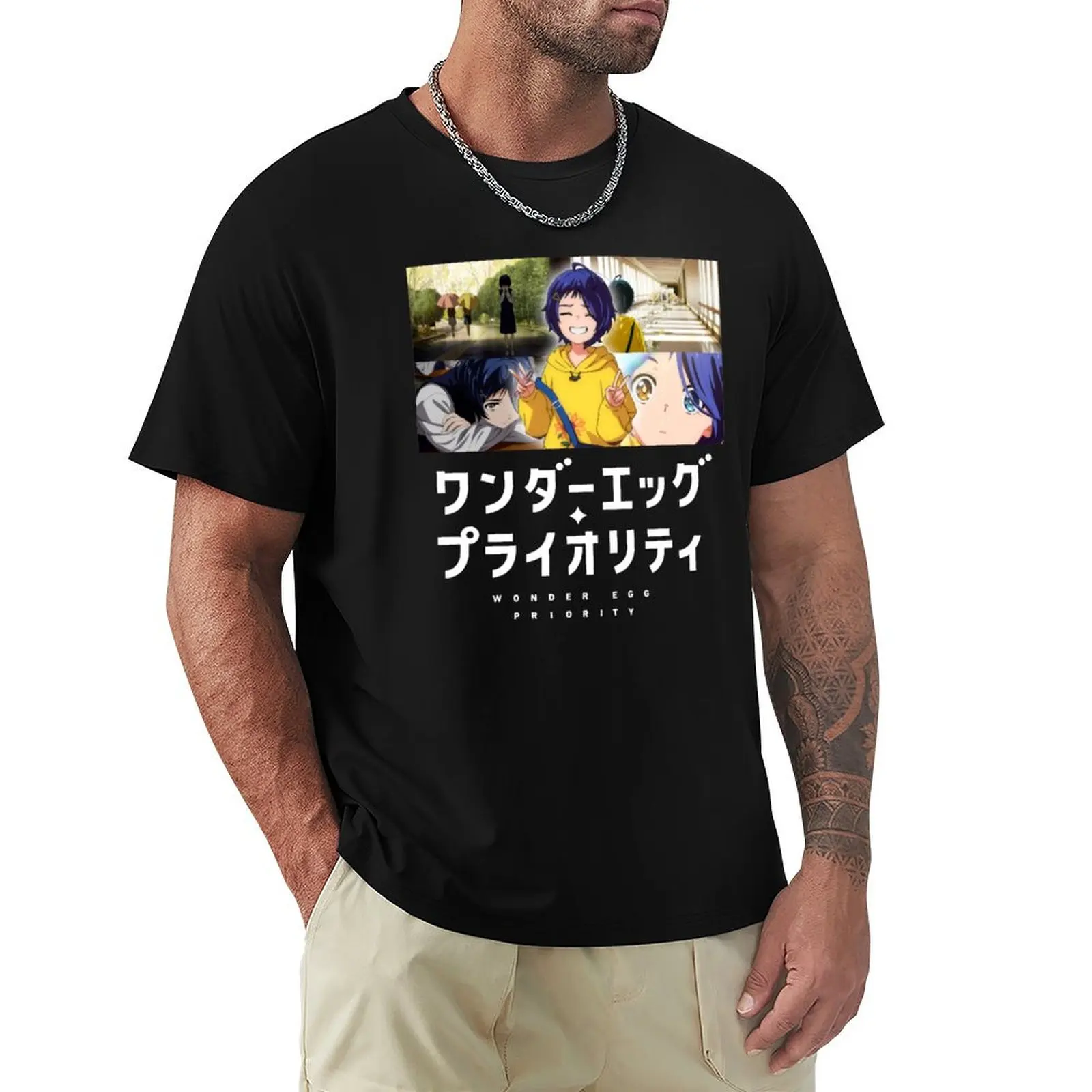 

Wonder Egg Priority, Anime, Manga T-Shirt No Iron Casual Short Sleeve Top