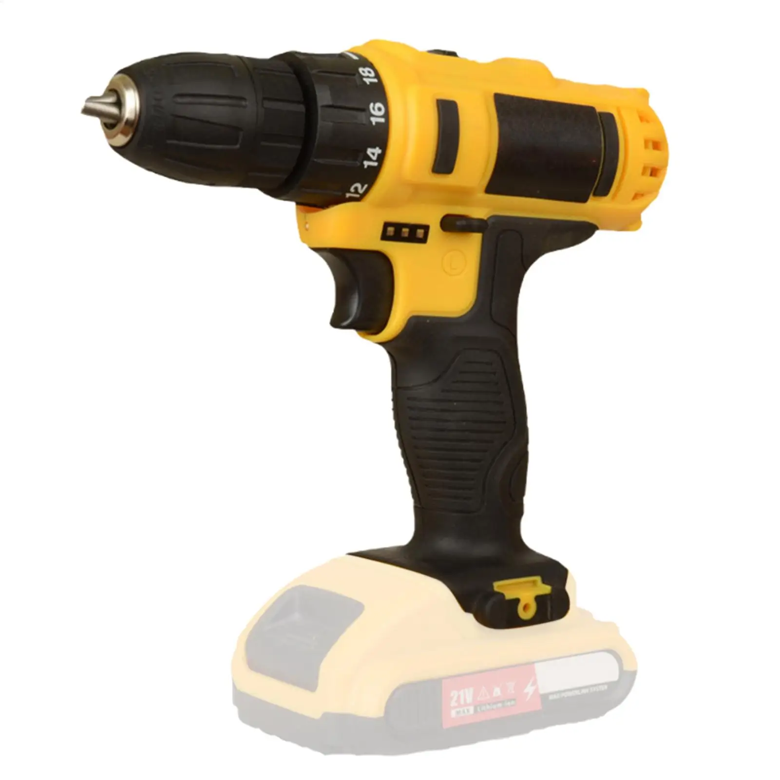 Power Drill Tool Ergonomic Grip Handheld High Torque Motor Equipment Woodworking Cordless Power Drill for Home Improvement