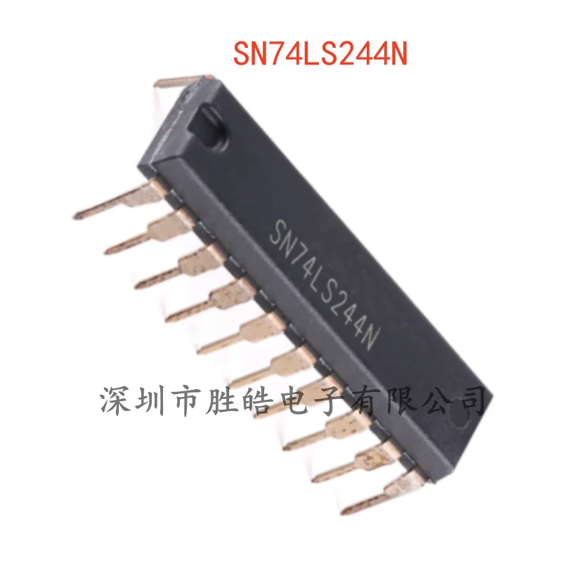 (5PCS)  NEW  SN74LS244N   Eight-Way Buffer and Line Driver Chips   PDIP-20    SN74LS244N   Integrated Circuit