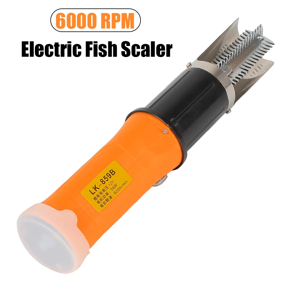 Kitchen Tools EU Plug Electric Fish Scaler Fish Scale Planer 6000 RPM Fishing Scalers Scraper