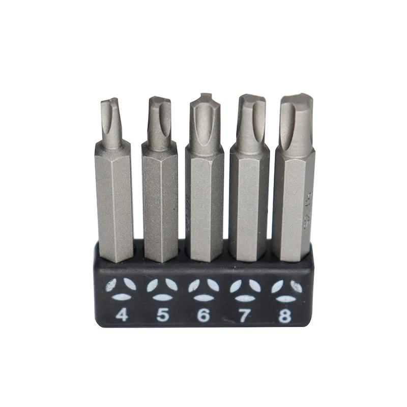 5Pcs Special-shaped Screwdriver Set 50mm U-shaped Y-Type Triangle Inner Cross Three Points Screwdriver Bit Tool