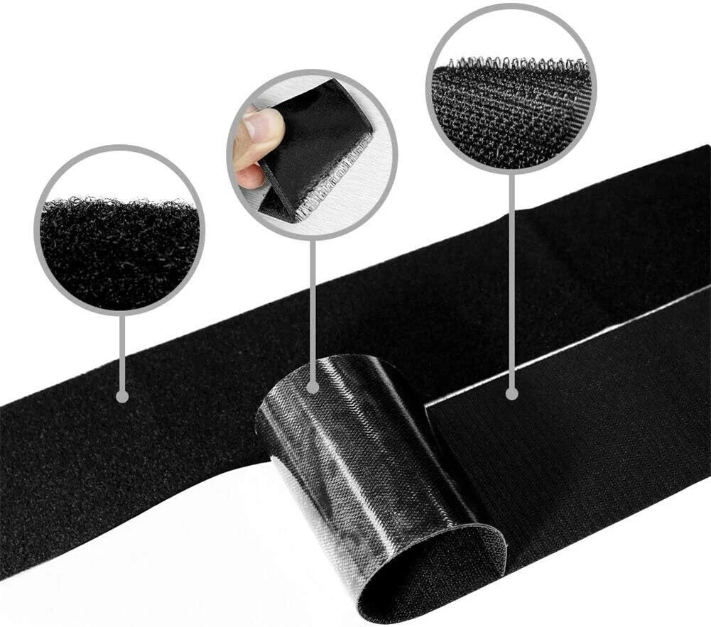 Powerful Number Plate Holder Frameless Self-Adhesive Car Number Plate Easy Installation Num Plate Holder Hook and Loop for Car