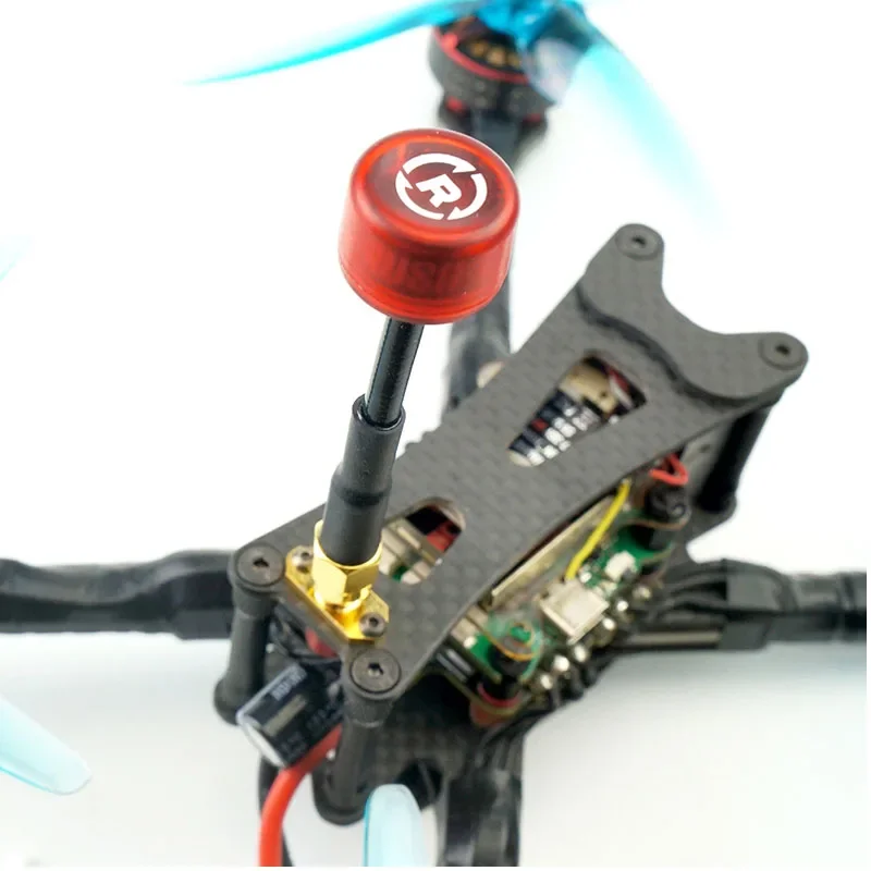 RUSH Cherry FPV 5.8G 1.2dBi antena polaryzacja kołowa RHCP LHCP SMA UFL MMCX-J MMCX-JW Adapter złącza do wyścigów dronów