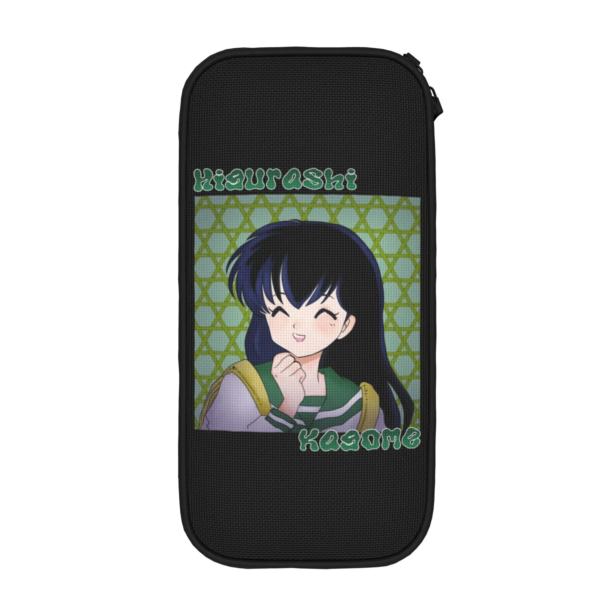 Classic Doodle Kag Inuyashas Pencil Case  Pencilcases Pen Box Kids Large Storage Bag Students School Zipper Stationery