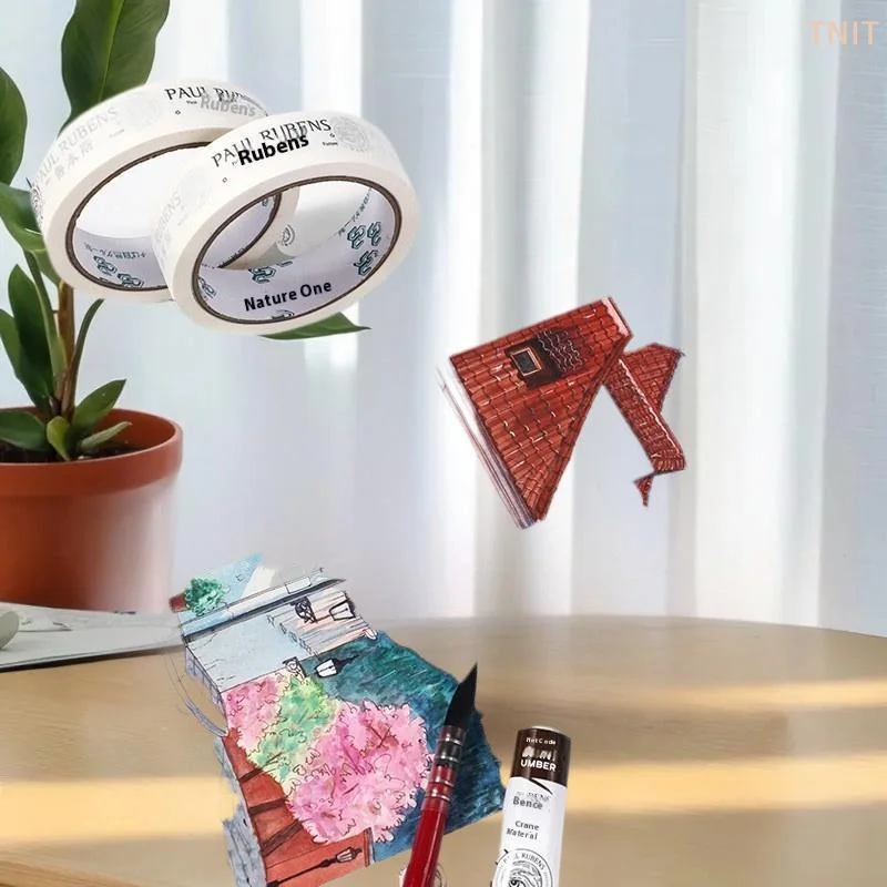 Rubens Watercolor Masking Tape 25mmx20m Sketch Painting Oil Painting Artist  Tape Sketch Fixation Sticky Traceless Tape
