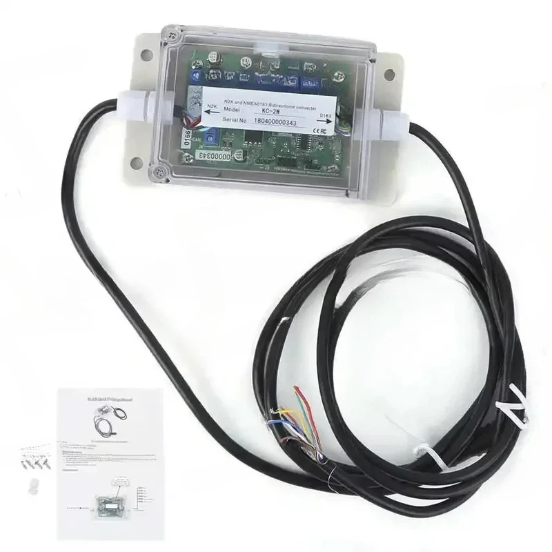 Bi-Module NMEA2000 And NMEA0183 KC-2W IPX67 Waterproof 9-30V Bi-Directional Converter Car Accessories