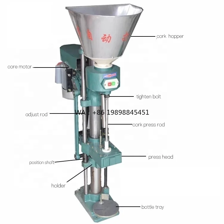Bottle Automatic Wine Corker Professional Corking Cork Making