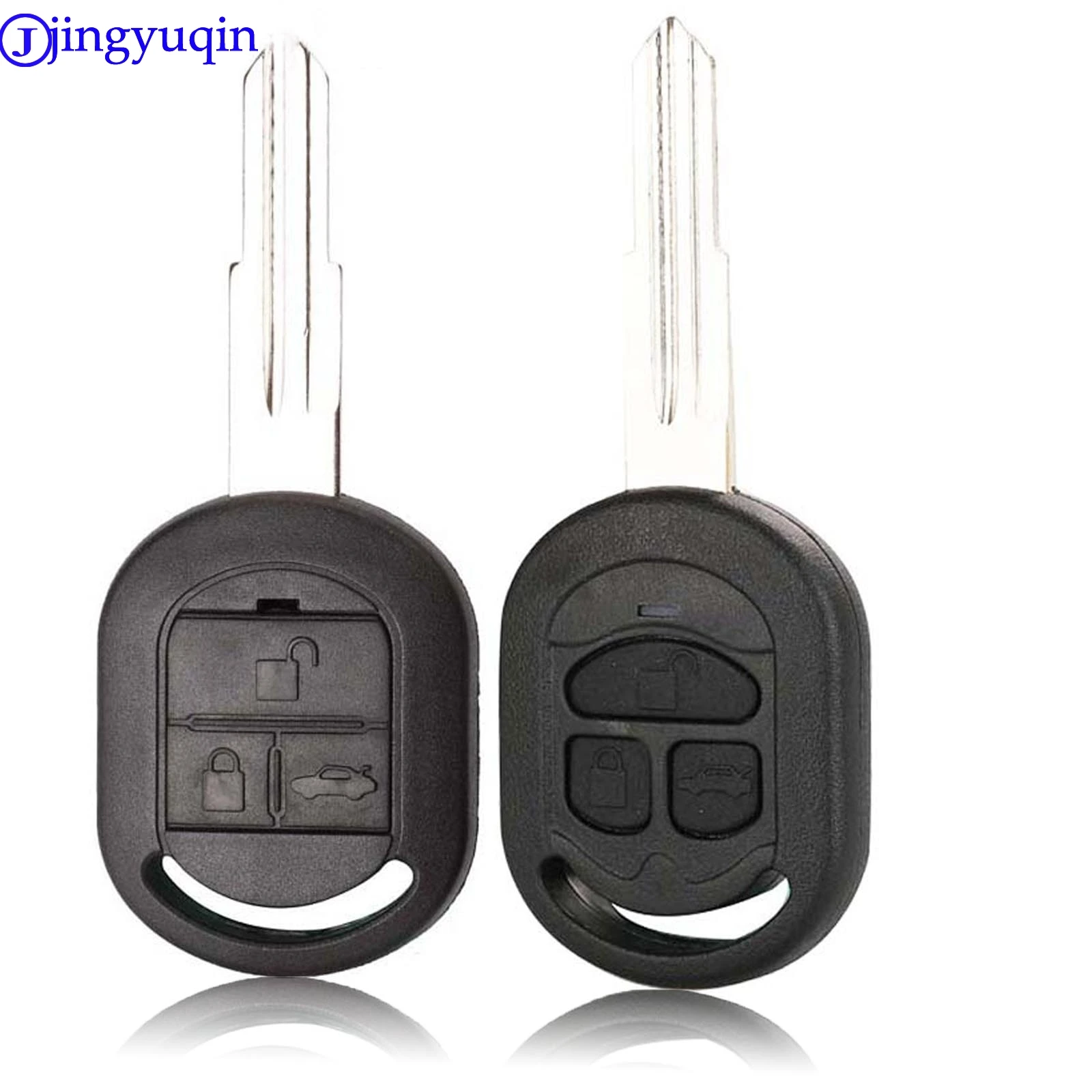 jingyuqin Remote Car Key Shell Case Cover Fob For Buick 2003-2005 Excelle HRV For Chevrolet Car Key Fob Uncut Blade Fob