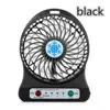 Portable Rechargeable Led Light Fan Cooler Mini Desk Usb 18650 Battery Fan Hand Fan Rechargeable Mini Fan Rechargeable Mini Fan