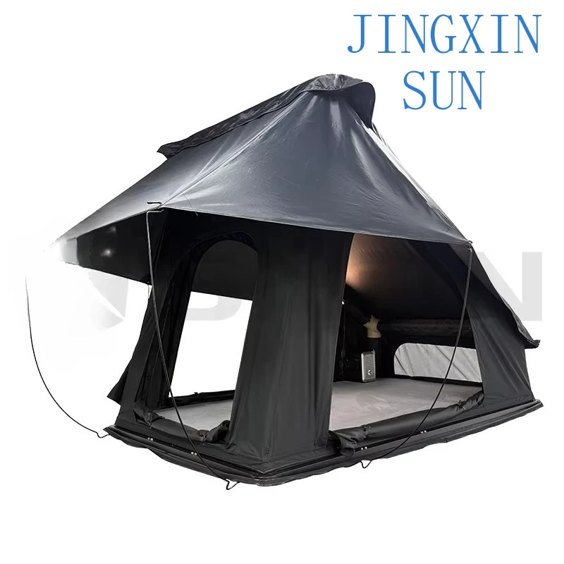 Soft shell roof tent waterproof 4WD roof tent outdoor camping inflatable roof tent light off-road vehicle jeep