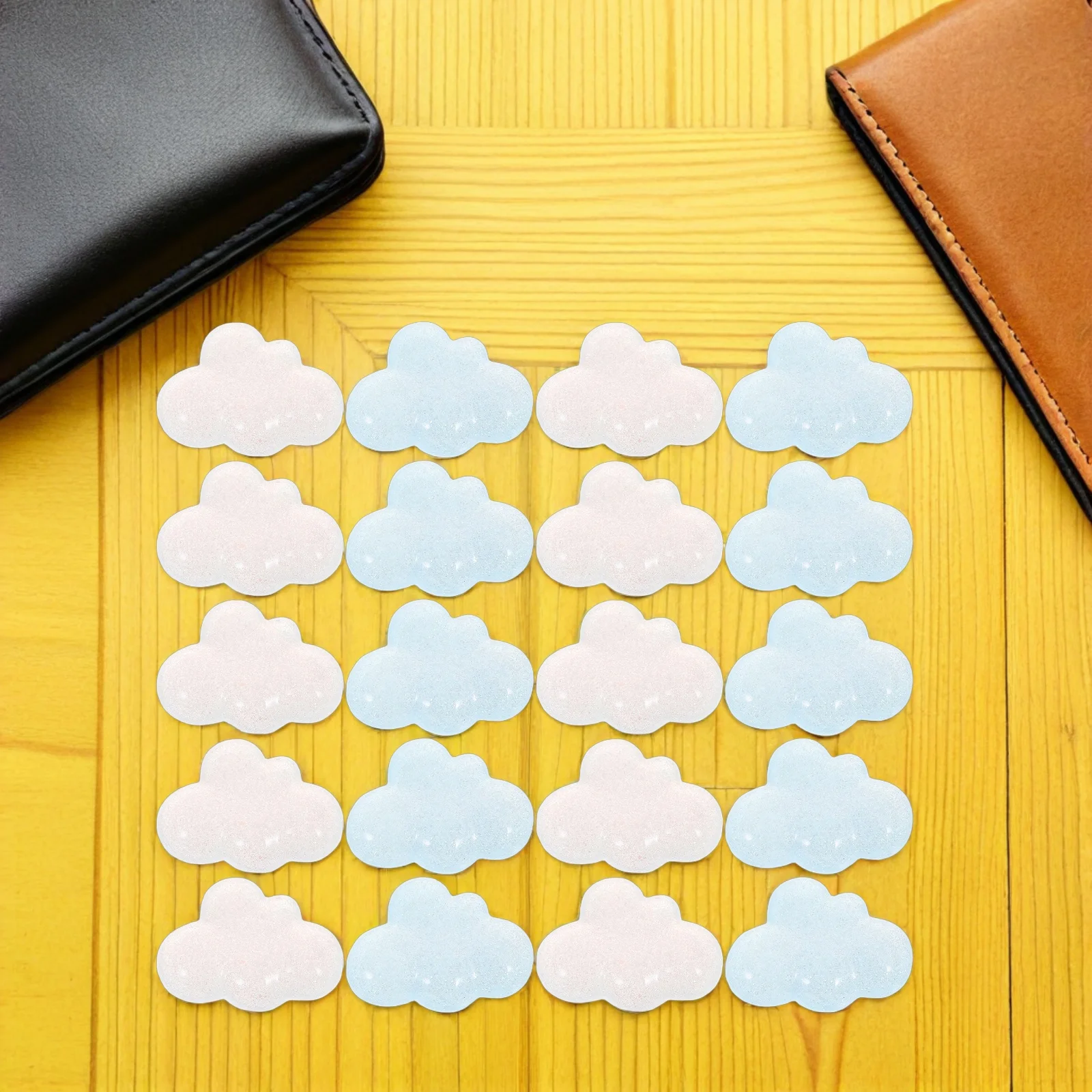 

40Pcs Resin Cloud Charms Cute Mini Flatback Embellishments for Hair Accessories Shoe Charms Craft Projects Kids Room Party Decor