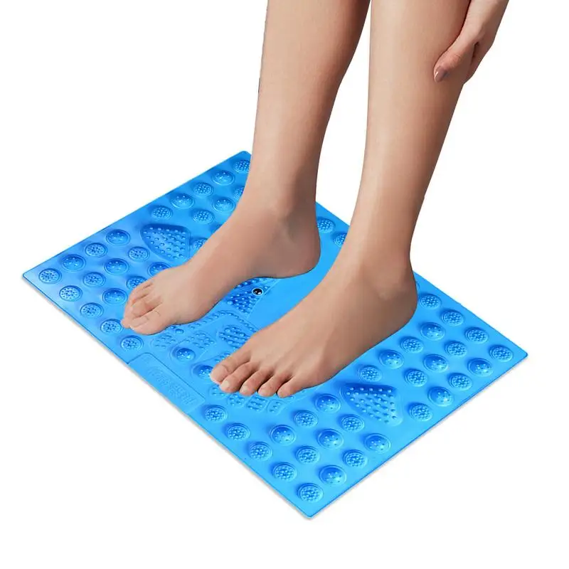 Foot Point Pad Mat Ergonomic Relaxation Acupoint Stone Mat Walk Stone Road Foot Massage Acupoint Mat For Home School Study Room