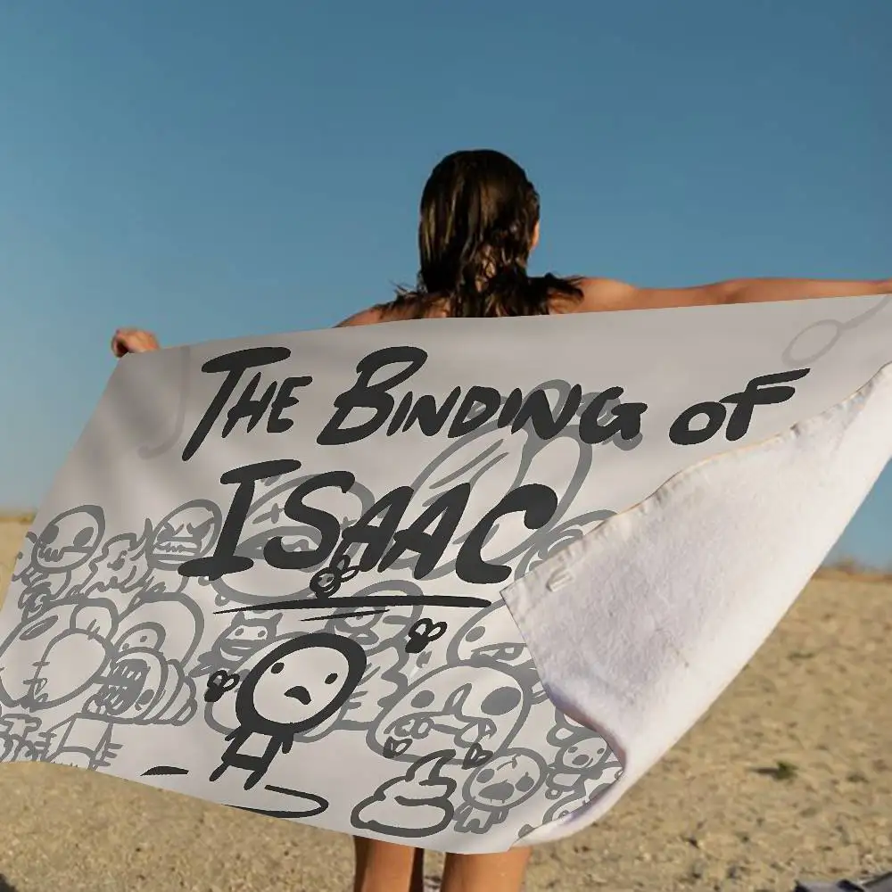 Game The Binding Of Isaac Bath Towel Microfiber Soft Water Absorbing Breathable For Girl Kids Decorative Cartoon Beach Towel