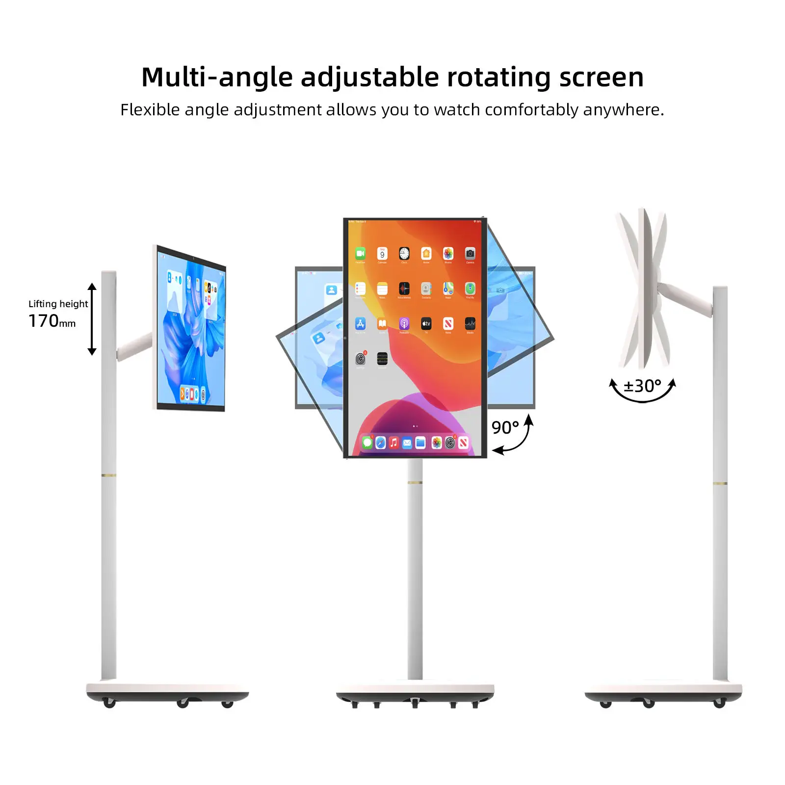 Hot Selling 24 Inch LCD Touchscreen Monitor Commercial Indoor Advertising Display Screen Portable Smart TV Digital Signage OEM