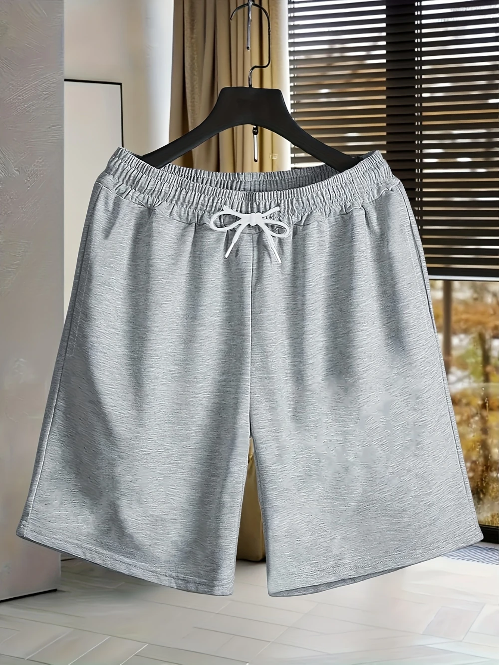 

Men's Elastic Waistband Sports Shorts - Side Pocket Design, Summer Fitness Running Casual Shorts gym shorts