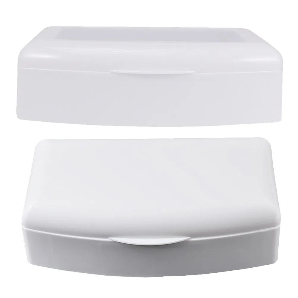 

Набор из 2 пластиковых контейнеров-стерилизаторов для хранения маникюрных инструментов, лоток-органайзер для салонов красоты, для чистки пинцетов