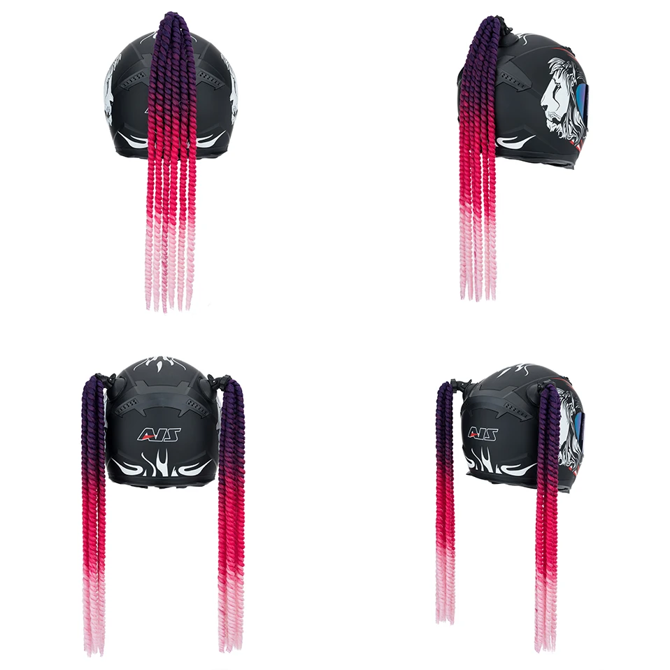 Extension capillaire synthétique 24 pouces-S-noilite, tresse queue de cheval pour casque, accessoires pour femmes