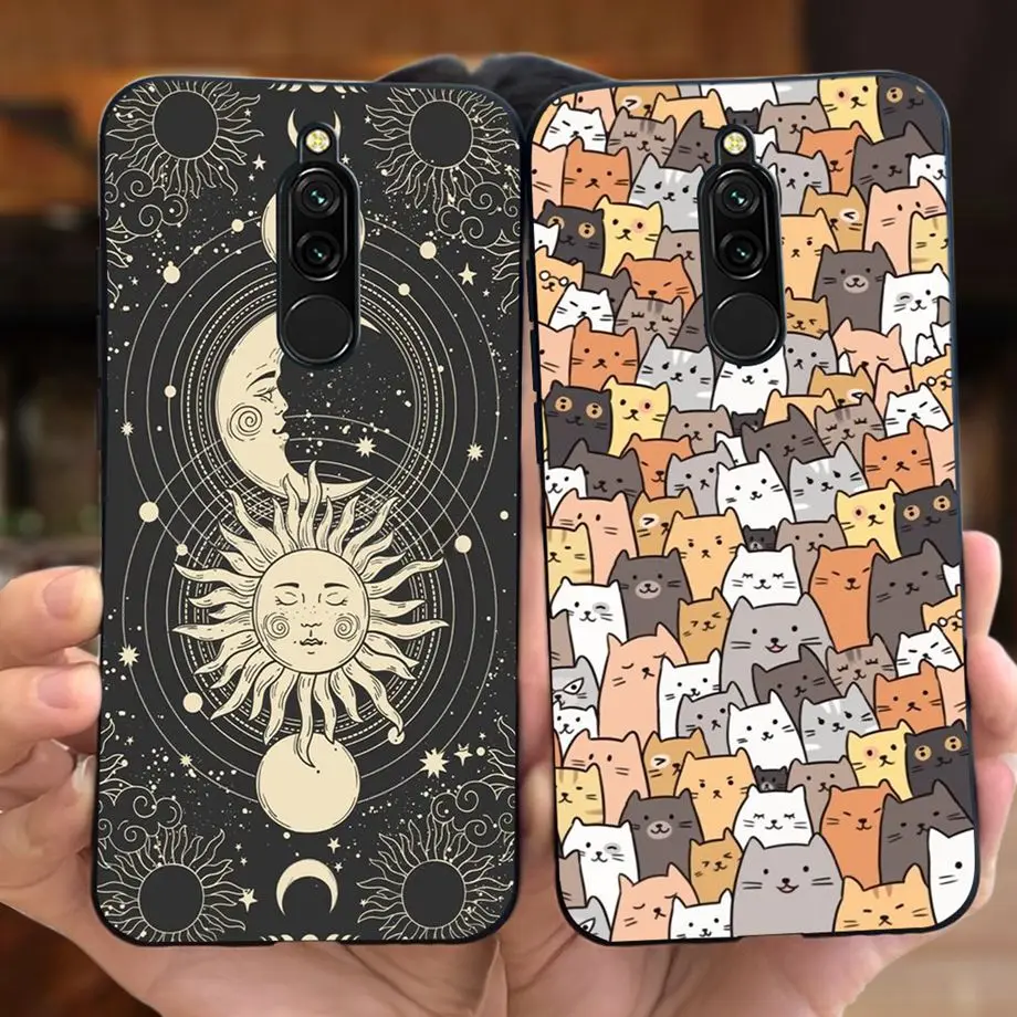 Case For Redmi 8 Case Redmi8 6.22 inch Silicone Soft Cover For Xiaomi Redmi 8 Case TPU Bumper  Coque