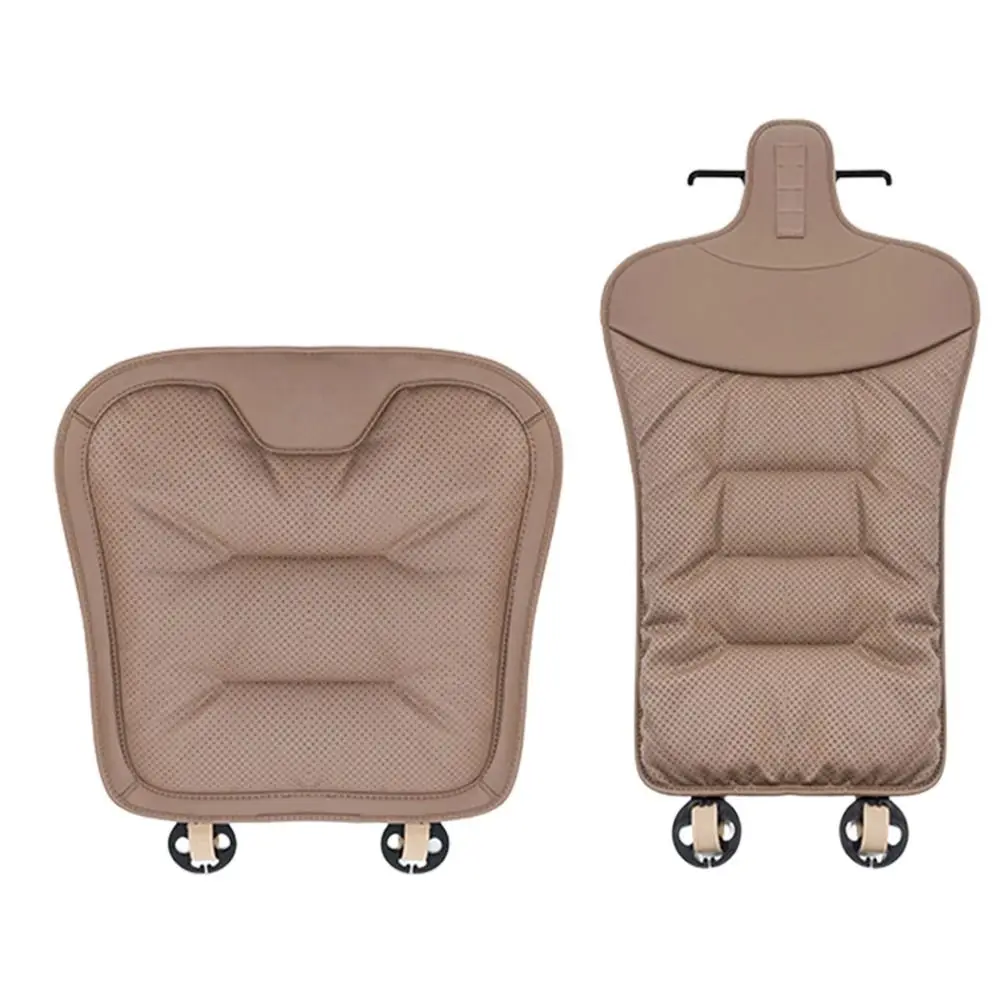 

Portable Nappa Leather Car Seat Covers Thickened Comfortable Front Seat Cushion Single Piece Non-slip Car Seat Cushion