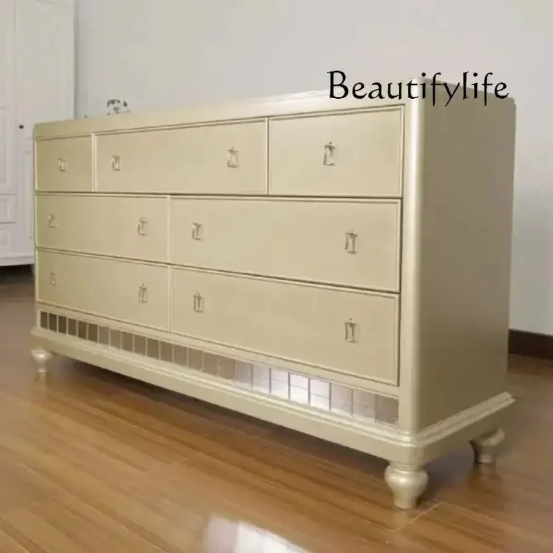 Kh W Large Lights Wood Vanity Tables Mirror Stool Long Storage Cabinet Desk Dressers Makeup Drawers Nordic Penteadeira Furniture