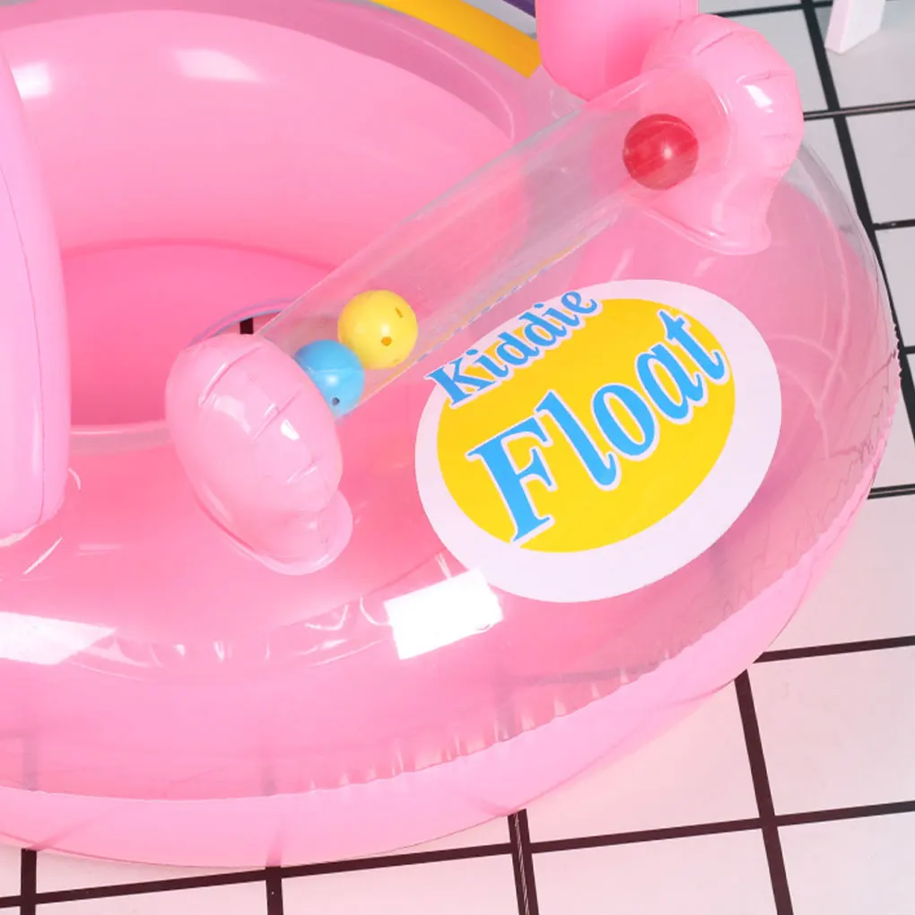 PVC met kinderen opblaasbaar met zonwering zwemring opvouwbare ring vervagen opblaasbaar zwembad speelgoed zwembadvlotter