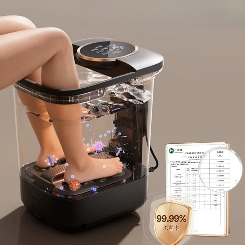 Electric Massage Foot Bath Tub Home Heating Constant Temperature Sterilization Electrolyzed Water Foot Soak Bucket Gift