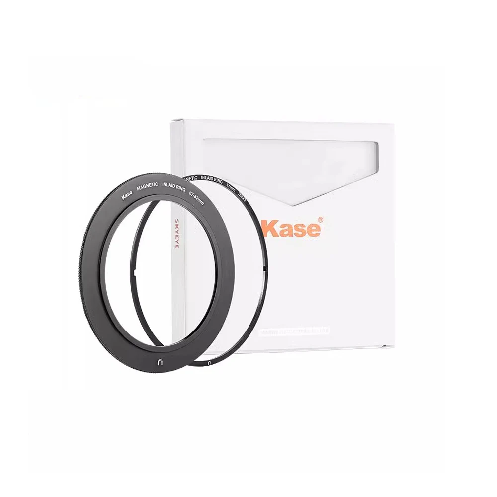 Kase Magnetic Inlaid Step-up Adapter Ring kit - Stacking Different Sizes of Screwed-in ＆ Magnetic Circular Filters