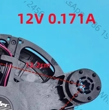 Refrigerator Cooling Fan  GW12E12MS1FB-52Z96 DC12 0.171A 125mm Fridge Radiator Freezer Parts