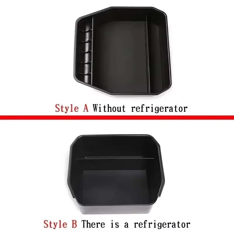 

TINKI for Land Rover Defender 110 20-2025 Black Car Central Storage Box Door Phone Glove Armrest Box Storage Box Car Accessories