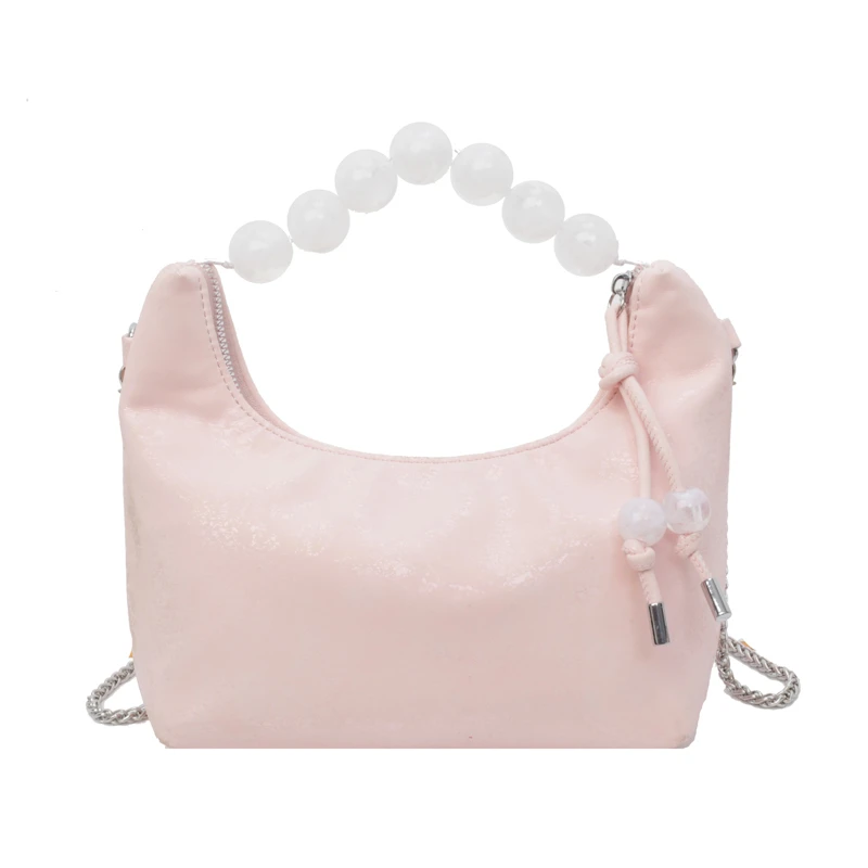 Bolso de hombro con bolsillo y cremallera Interior para mujer, bolsa de alta calidad, cuadrada, suave, Pu, hilo de coser, 2024